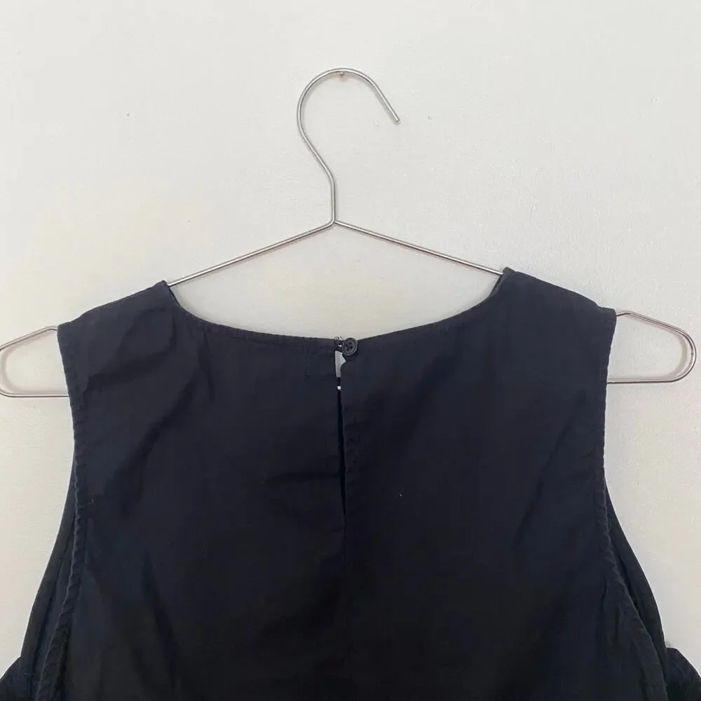 Reformation Black Cropped Tank Top Women's 6 - Picture 5 of 6